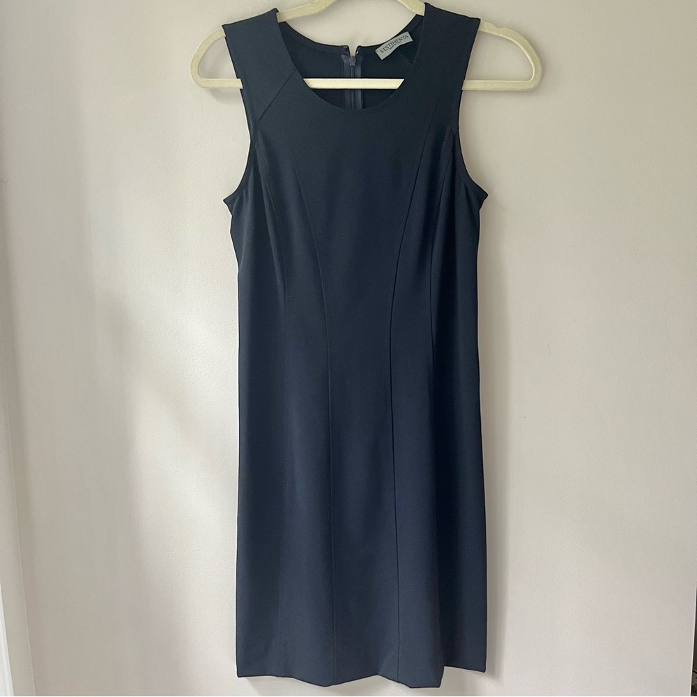Giorgio Armani Vestimenta | Vintage Navy Blue Sheath Dress